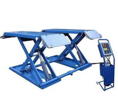 China 1.2m 4000kg Movable Scissor Car lift Mobile Scissor lift platform with wheels 4000kg for sale