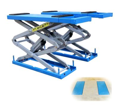 China 1.8m in-ground Scissor Car lift 4000kg Scissor lift platform Scissor car lift for sale 4000kg for sale