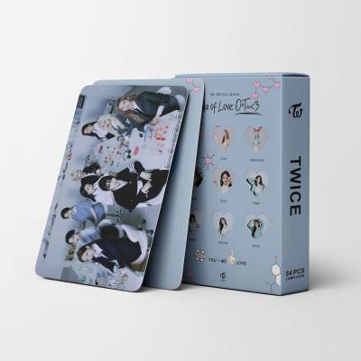 China LoveO+T=3 Photocard Lomo Card Korea Wholesale Kpop Idol Group 55pcs/box Merch Formula TWICE for sale