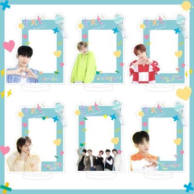 China China Wholesale Kpop Idol Merch TXT Photocard Standee Standee Acrylic Stand Frame for sale