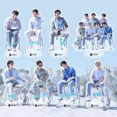 China China Wholesale Kpop Idol Merch Bangtan Boys Proof Transparent Plastic Standee Acrylic Live Stand for sale