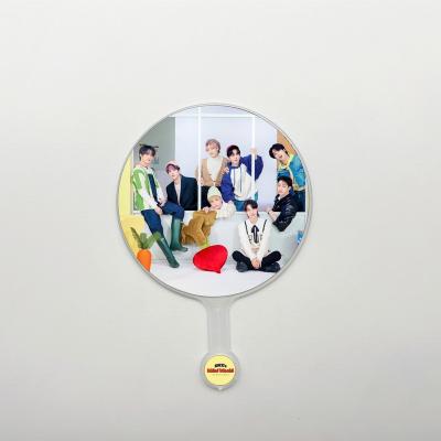 China China Wholesale Kpop Idol Group Merch Picture Picket SKZ Children's Mini World Mini Hand Fan Plastic Fan 2023 for sale