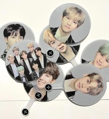 China Wings Mini Hand Fan Plastic Kpop Idol Group Merch Picture Picket Bangtan Boys Fan From China Wholesale for sale