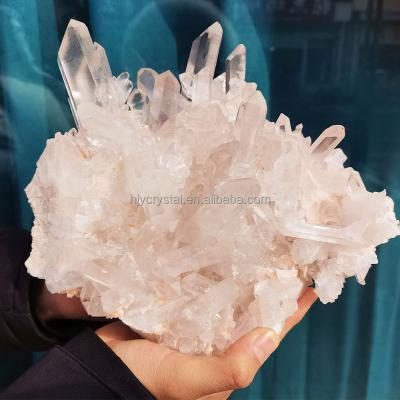 China Wholesale Natural Healing Raw Clear Crystal Quartz Cluster For Decoration from China for sale