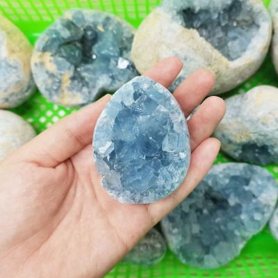 China China Wholesale Natural Raw Celestite Group Blue Celestite Crystal Cluster For Healing for sale