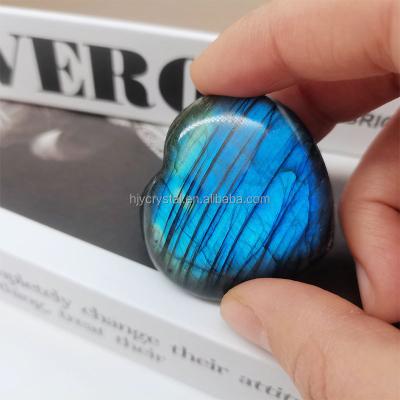 China Wholesale Natural Healing Crystal Quartz Healing Labradorite Heart from China for Decoration for sale