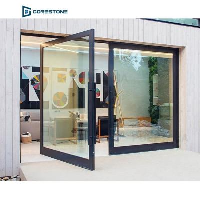 China High Security Modern Custom Exterior Front Entry Designs Modern Pivot Doors for sale