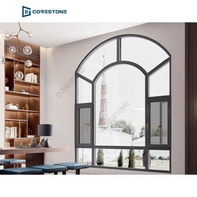 China Folding Screen Sell Well Premium Heat Insulation Mosquito Net Aluminum Glass Casement Windows for sale