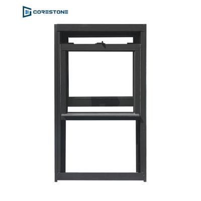 China 2020 Folding Screen Aluminum Profile For Making Doors And Windows Manufacture Sale Aluminum Double Hung Window for sale