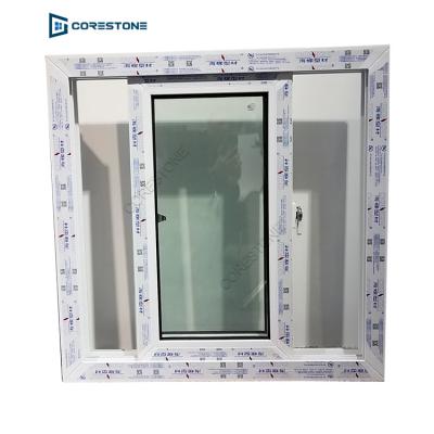 China Folding Screen PVC Sliding Windows Glass Vinyl Windows Double Glass Cheap Price Upvc Plastic Glass Window for sale