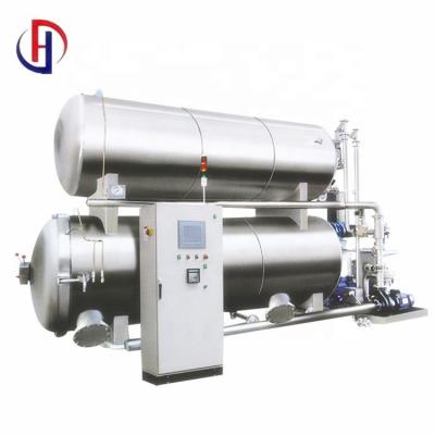 China Foodstuffs Steam Water Jet Retort Sterilizer Jars Tin Cans Food Industry Autoclave Prices for sale