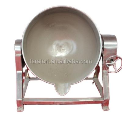 China Meat Processing Plants Electric Steam Jacket Cooking Pot With Agitator for sale