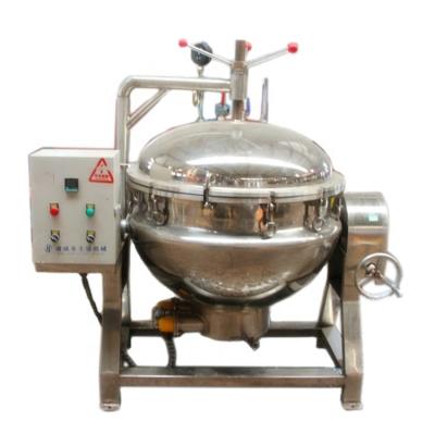 China Sustainable Industrial 500L Rice Cooking Machine Pressure Cooker for sale