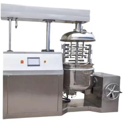 China Full Automatic Efficient Energy Saving Customized Support Vaseline Honey Cheese Suncream Toothpaste Manufacture Machine Process Vacuum Emulsifying Production Equipment for sale