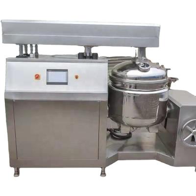 China Agitator Tank Machine Vacuum Emulsifier Homogenizer Full Automatic Efficient Energy Saving Emulsifying Mixing Mixer for Making Skin Care Products Hair Mask Mud for sale