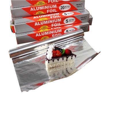 China Factory Wholesale Cheap Eco - Friendly Single Sided Coating Aluminum Foil Roll Boxed for sale