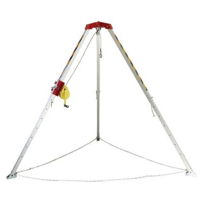 China Fire Rescue Rescue Tripod Emergency Tripod Winch Manual Winch Hand Self Locking Winch Special for Fire Fighting Rescue Stents for sale