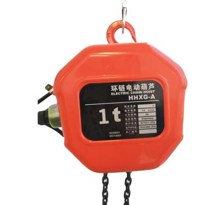 China G80 1T Type Electromagnetic Motor Chain Block Run Type Electric Hoist Customized Support Remote Hardware for sale