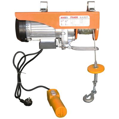 China Construction Hoist Mini Electric Hoist Wire Rope PA400 for Electric Construction Lift Hoist for sale