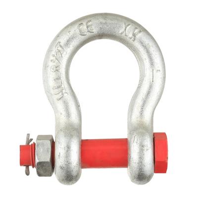 China High Strength Heavy Industry Alloy Steel Shackle Arch or D Shape or Horseshoe Electroplate for Galvanizing American Galvanizing Technology Shackle for sale