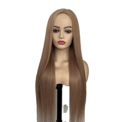 China Wholesale European Wave QICAI Full Body Lace Front Wig Highlight 13*4*1 Silk Straight Wig For White Women for sale