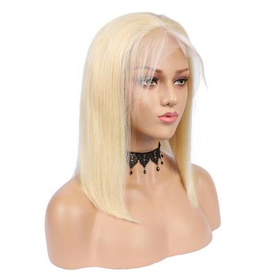 China As Stock Picture Wholesale 613 Blonde Full Lace Wig Transparent Lace Wig 130% Density Hair Wigs for sale