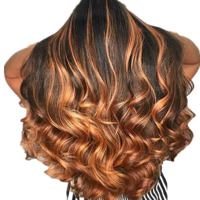 China Hot Selling Grade 10a Super Wave Remy Human Hair Dyeable And Bleach Knots Full Lace Wigs Balayage Human Hair Wig for sale