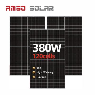 China Good quality 380w mono solar panel with CE TUV certificate for home use AS380S7 for sale