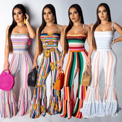 China New hot sale high quality sexy ladies women's casual one-piece clothing printed jumpsuit jumpsuits printed jumpsuits anti-pilling jumpsuit for sale