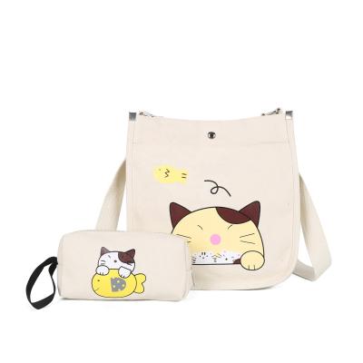 China Online Buying High Quality China Woman Canvas Shoulder Cross Supplier - Body Messenger Bags for sale