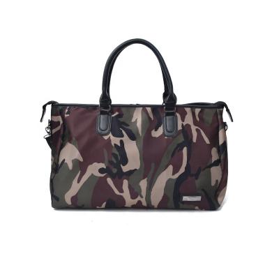 China High quality promotional custom latest style unique private label printed camouflage duffle women travel bags for sale