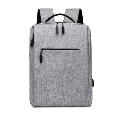 China Breathe Free Cheap Promotional Backpack Men's Backpack Laptop Backpack With USB Charging Port for sale