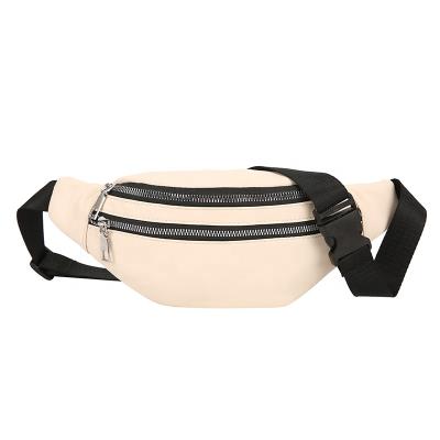 China Lightweight Leather Fashion Designer Waist Bag Manufacturer Custom Logo Waist Bag for sale