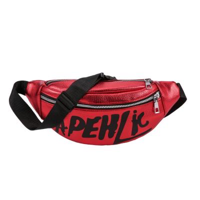 China Manufacturer Supply Lightweight Women Fashion Leather Sport Messenger Purse Waist Bag for sale