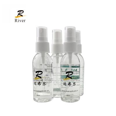 China 60ml Glass Anti-fog Lens Jet Cleaning Clean Goggles Spray Lens Cleaning Jet Liquid Solution Remover for sale