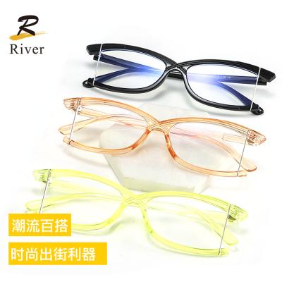 China For Blue Light New Optical Glass Single Frame Blocking PC Glasses Frames Wholesale for sale