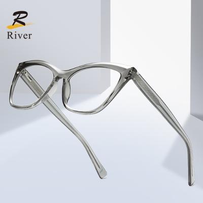 China Colored Optical Glasses Anti Light TR Eyeglasses Blue Frames for sale