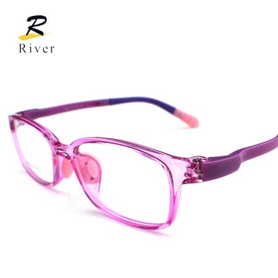 China Wholesale Nano Pupil Plastic Bendable Rectangle Shape Color Prescription Glass Frame CNF Semi Transparent Price for sale