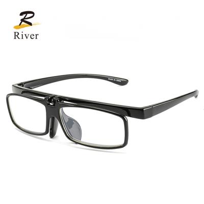 China River Slim Optical Fashion Adjustable Foldable Blue Light Anti Blocking Reading Glasses for sale