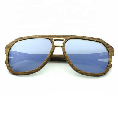 China 100% Handmade Classic Fashion Sunglasses B6012w Ebony Wooden Sunglasses Distributor for sale