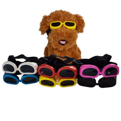 China Small Viable Plastic AC Frame Pet Glass Uv400 Dog Sun Glasses Fashion Dog Sunglasses for sale