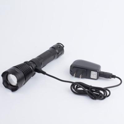 China Emergency High Low Strobe OFF Tactical Lights Personal Torch Rechargeable Linterna De Defensa for sale