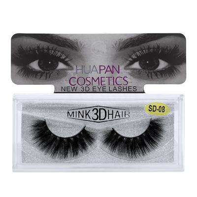 China Thick Volume 3d Mink Hair Synthetic False Eyelashes Premium High End Natural Eye Lash False Lashes Natural Eyelashes From 3d Manufacturer for sale