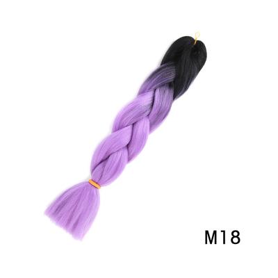 China Gray Blue Pink Jumbo Braiding Hair Synthetic Crochet Braiding Hair Extension High Temperature Wire For Jumbo Twist Braiding Hair for sale