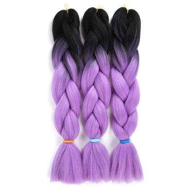 China Yaki Stretched Hair Perm Yaki Braiding Elephant Braids Synthetic Hair Extensions Easy Braid Hair for sale