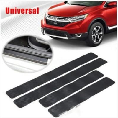 China Decoration+Protection Car Trim Accessories Protector Cover Carbon Car Door Sills Decorative Stickers for sale