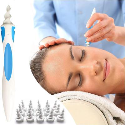 China Qgrips Eco-Friendly Soft Spiral Earwax Removal Safe Tool With 16 Replacement Head for sale