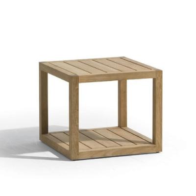 China Handmade modern outdoor teak teak side table beach balcony living room balcony solid wood coffee table for sale