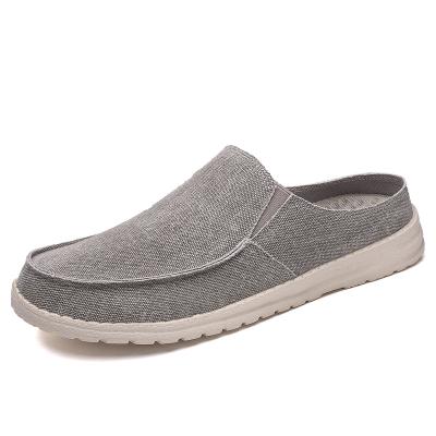 China Fashion Trend Model New Selling Plus Size Canvas Shoes Slippers Spring Men's Slip-On Shoes for sale