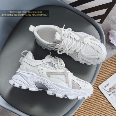 China Spring Fashion Trend 2021 New Style Men Casual Shoes Breathable Chunky Shoes Sneakers for sale